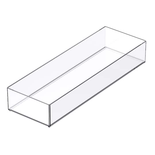 12" x 4" Clear Stacking Storage Tray by Simply Tidy™